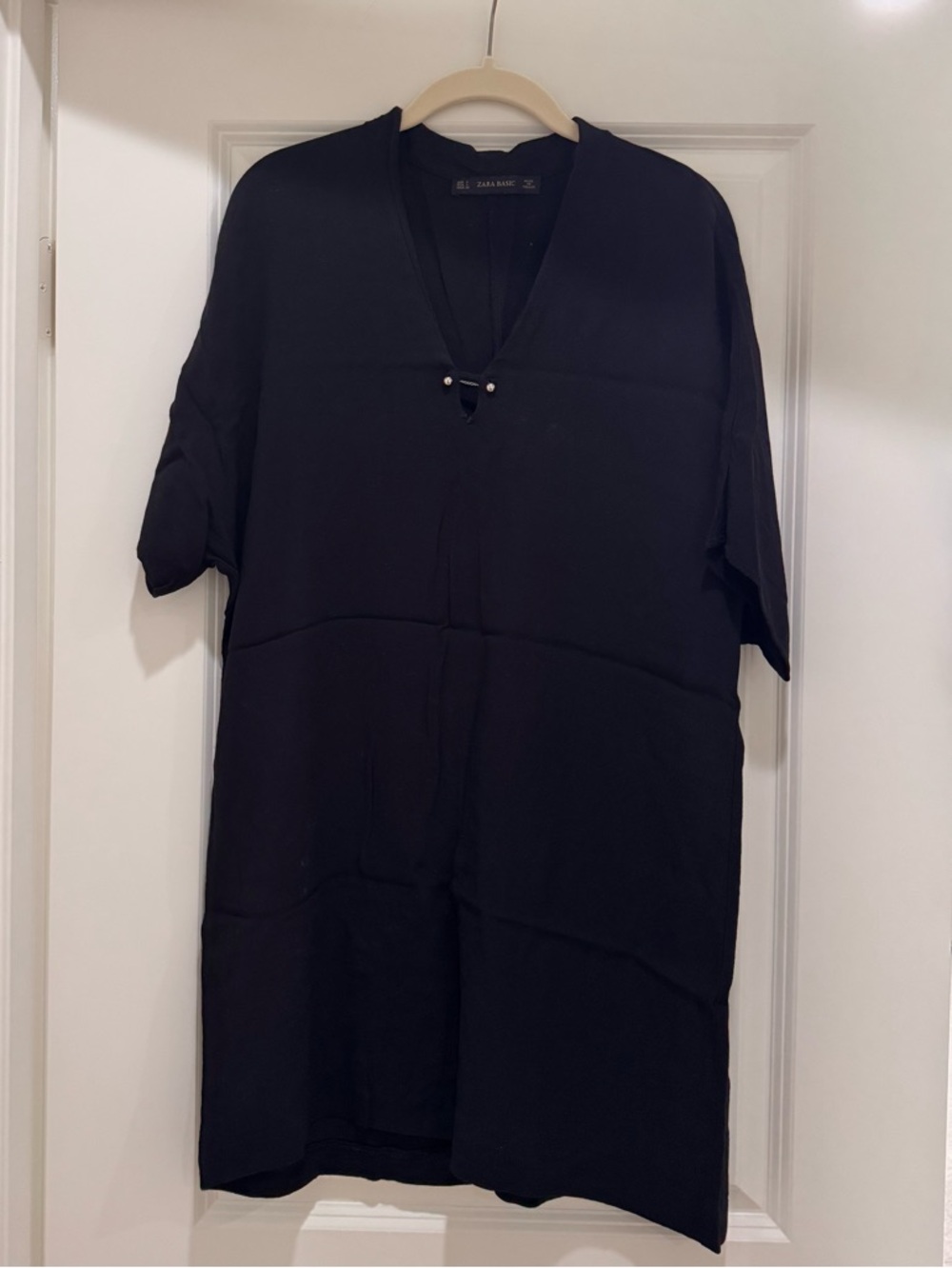 Zara Black Tunic Dress Size L